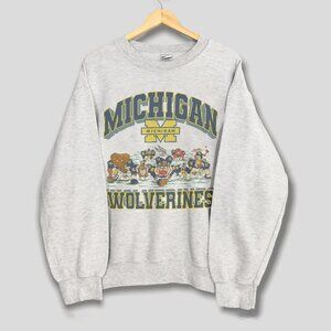 Vintage NCAA Michigan Wolverines Looney Tunes Sweatshirt, University of Michigan